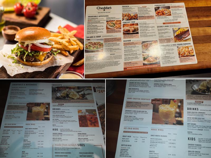 Cheddar's Scratch Kitchen Menu