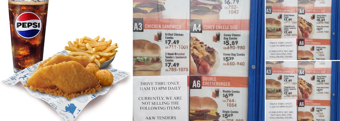 Long John Silver's | A&W Menu