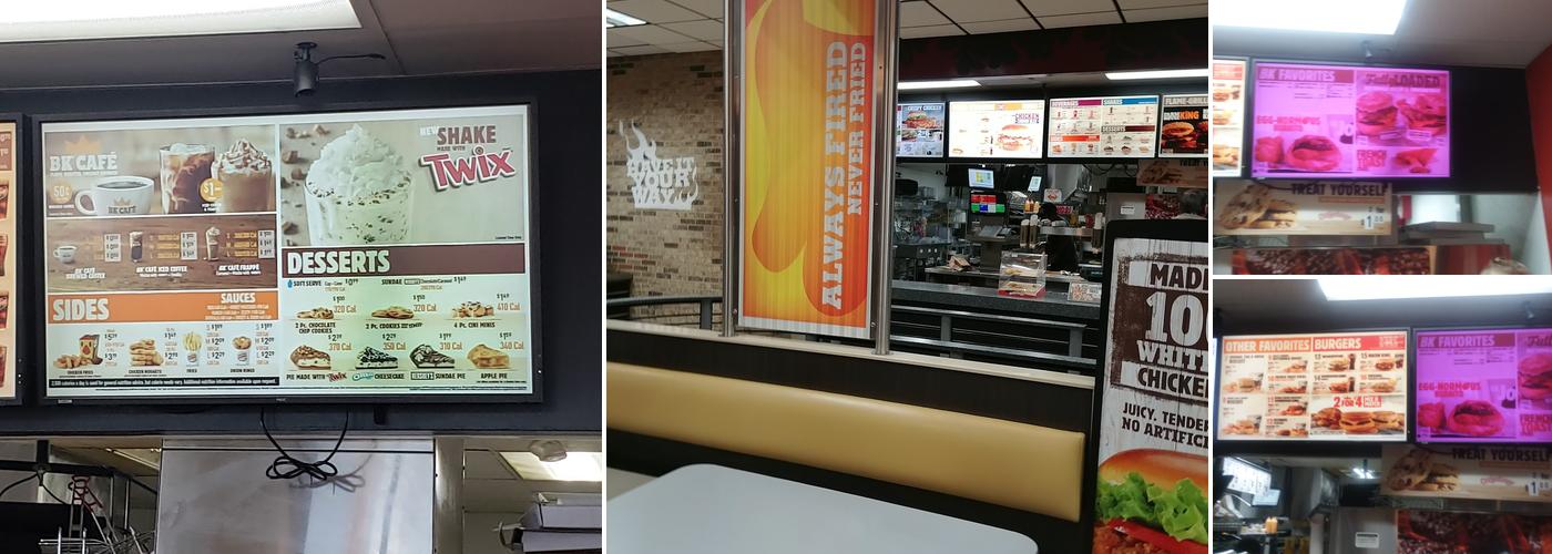 Burger King Menu