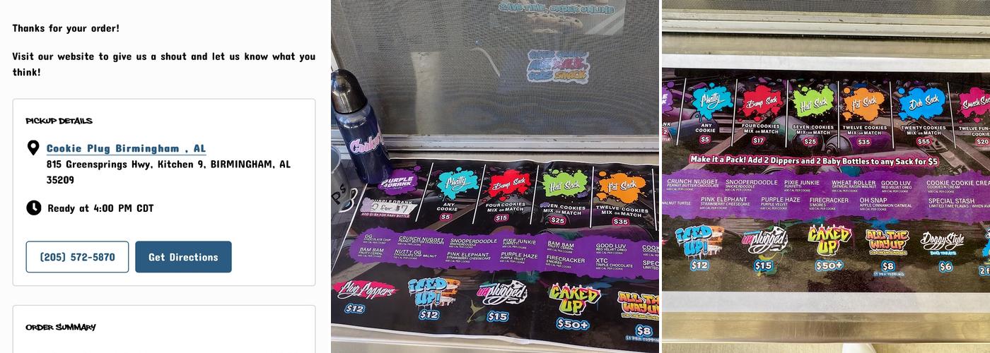 Cookie Plug Menu