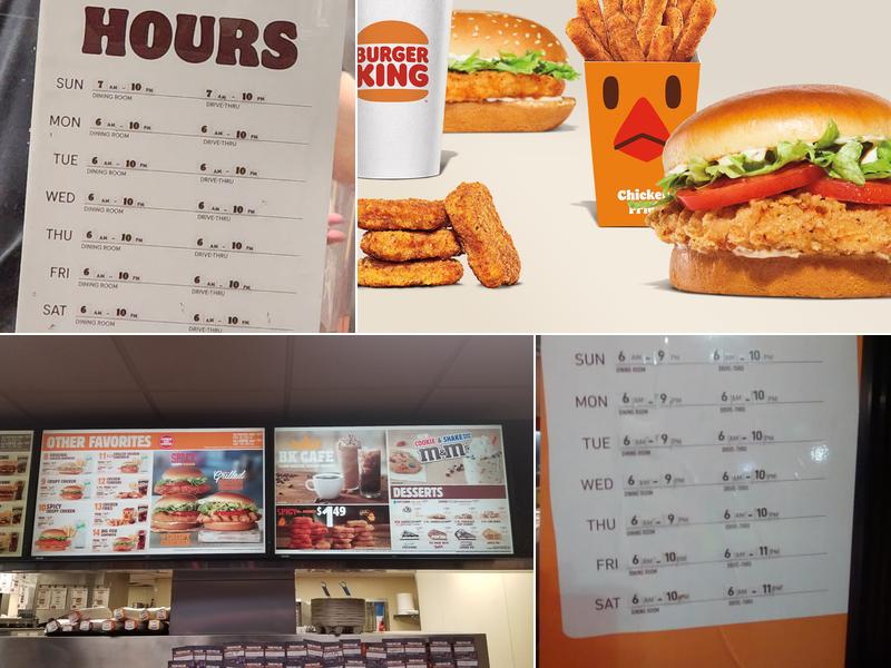 Burger King Menu