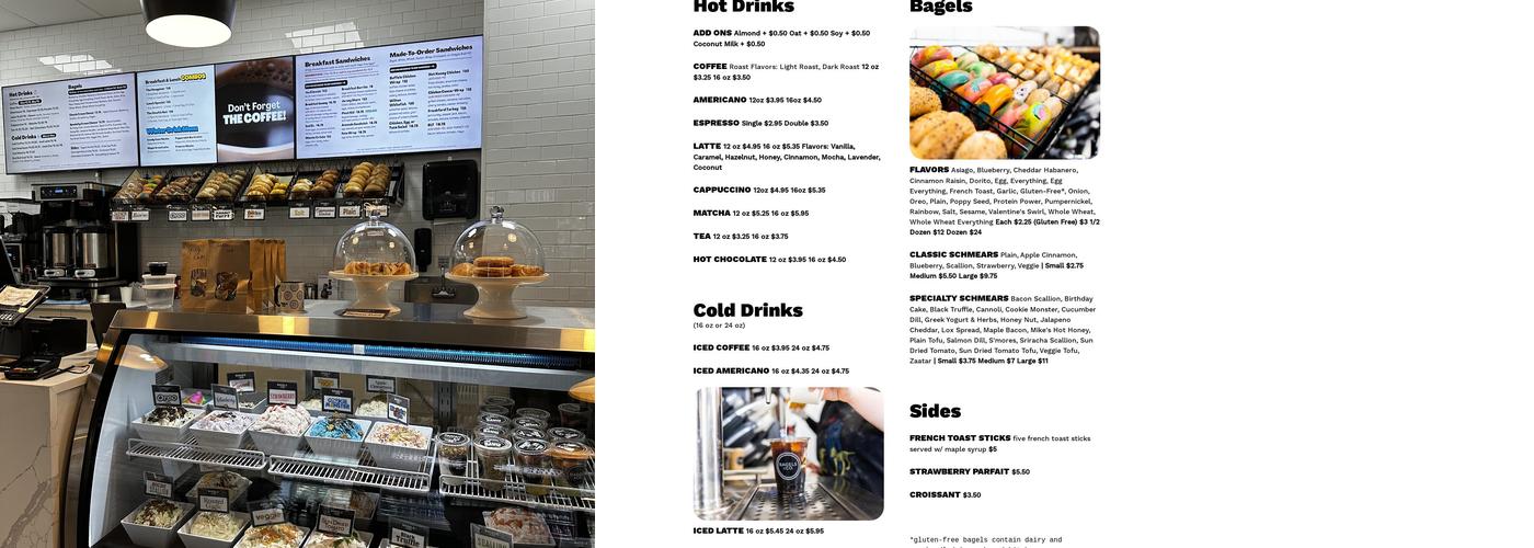 Bagels & Co. Menu
