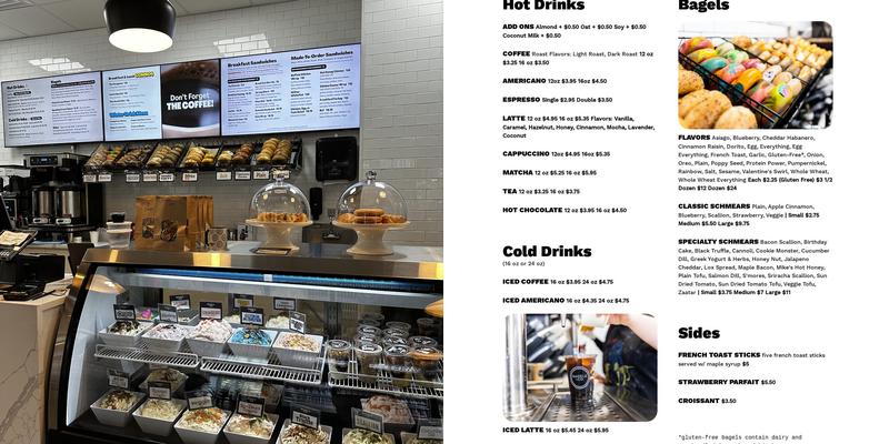 Bagels & Co. Menu