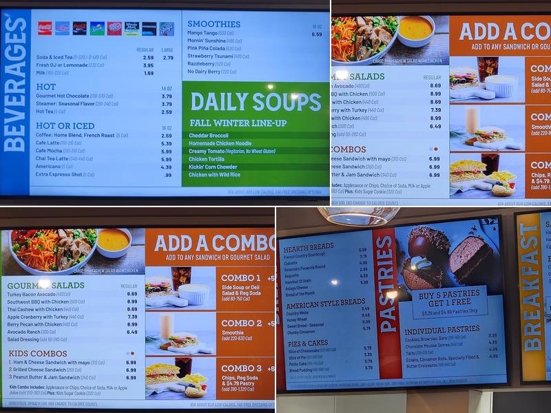 Kneaders Bakery & Cafe Menu