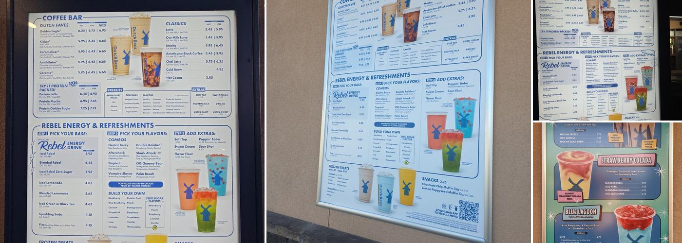 Dutch Bros Coffee Menu