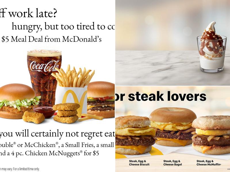 McDonald's Menu