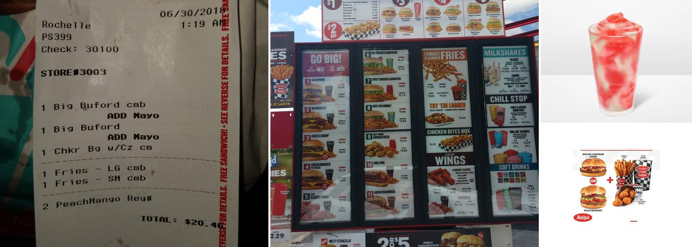 Checkers Menu