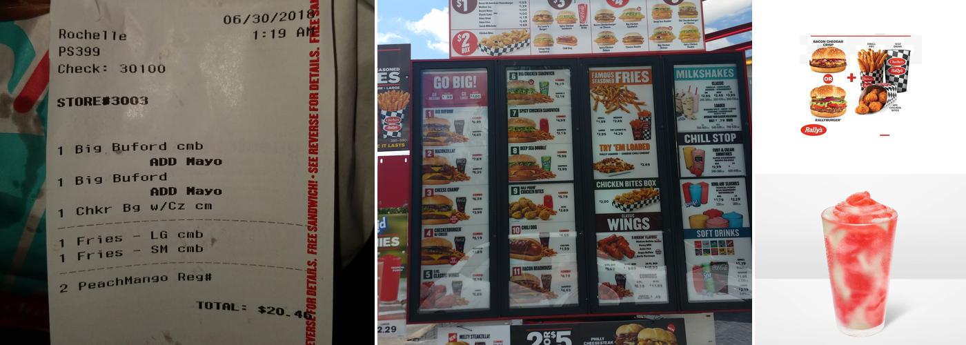 Checkers Menu