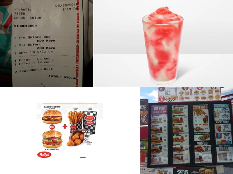 Checkers Menu