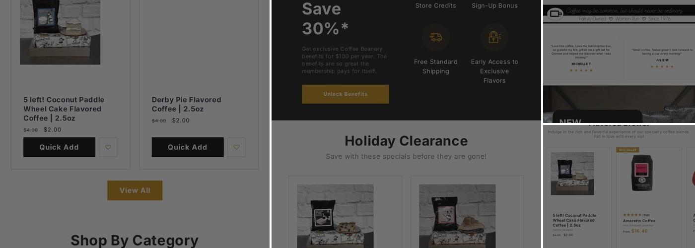 Coffee Beanery Bloomington Menu