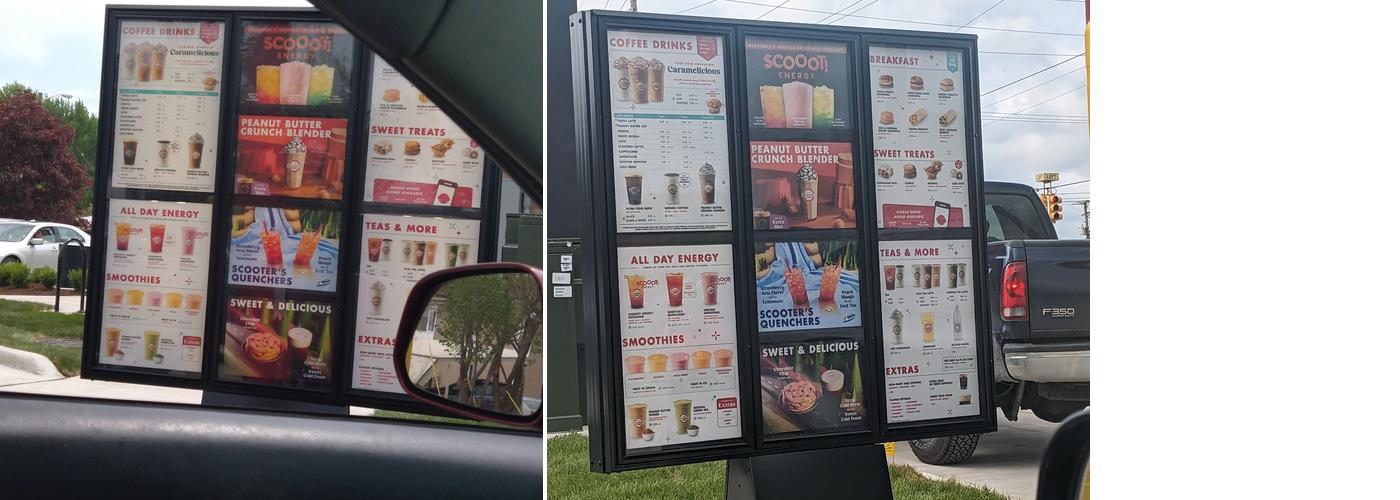 Scooter's Coffee Menu