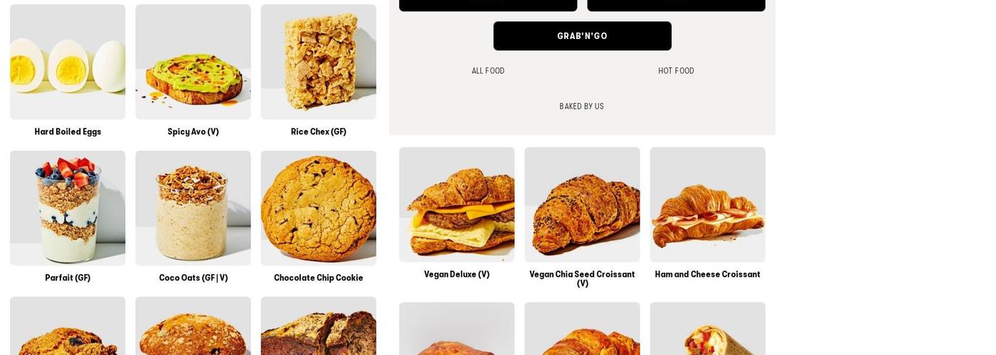 Gregorys Coffee Menu