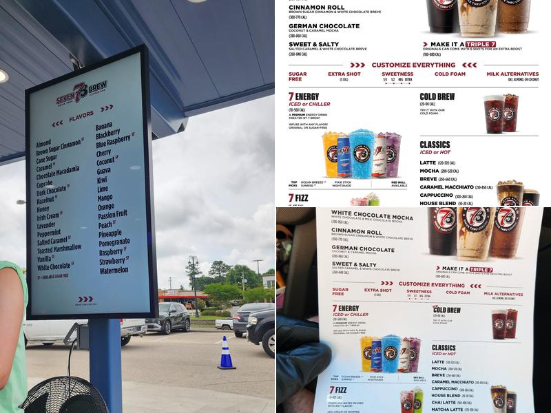 7 Brew Coffee Menu