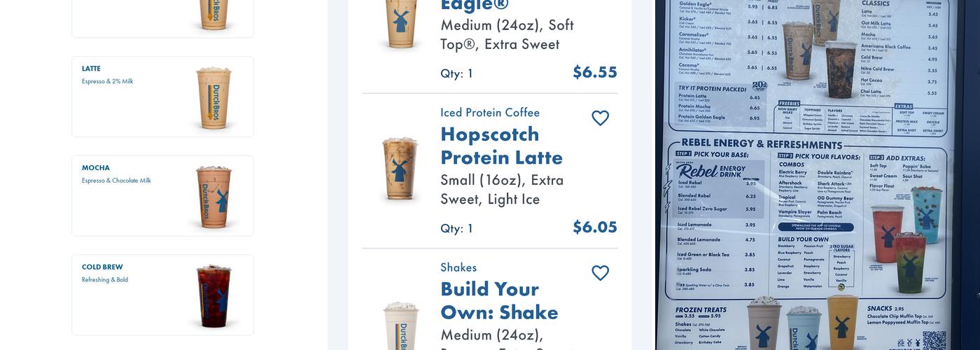 Dutch Bros Coffee Menu
