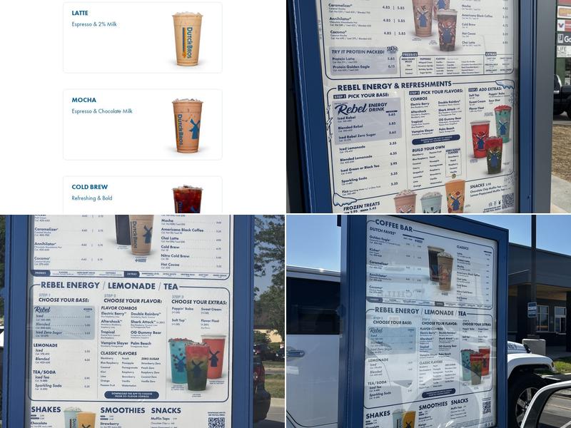 Dutch Bros Coffee Menu