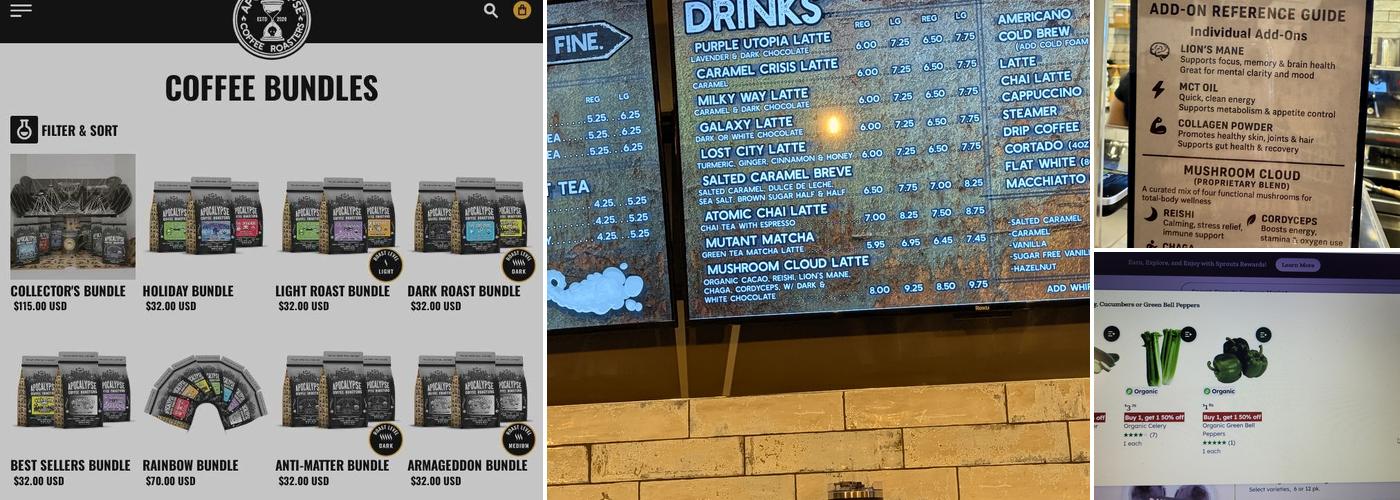 Apocalypse Coffee Roasters Menu