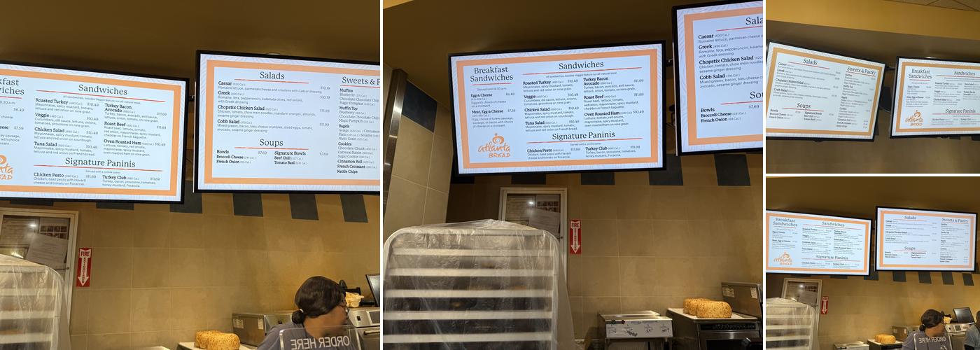Atlanta Bread Concourse F Menu