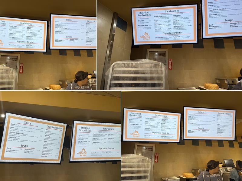 Atlanta Bread Concourse F Menu