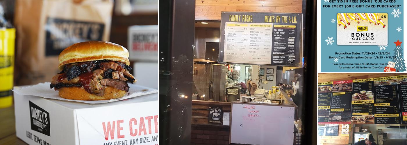 Dickey's Barbecue Pit Menu