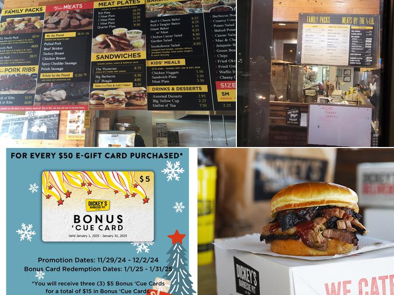 Dickey's Barbecue Pit Menu