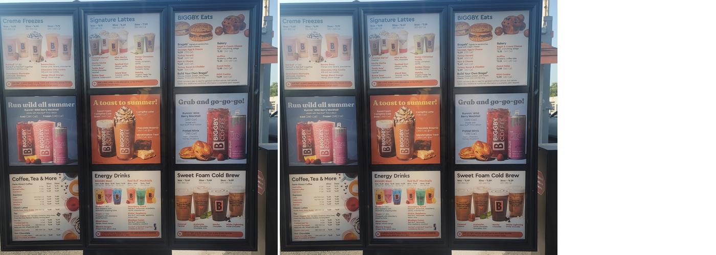 BIGGBY COFFEE Menu