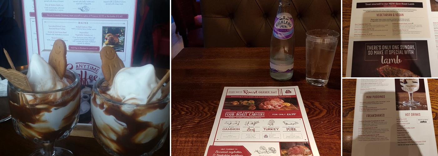 Toby Carvery Peterborough Menu