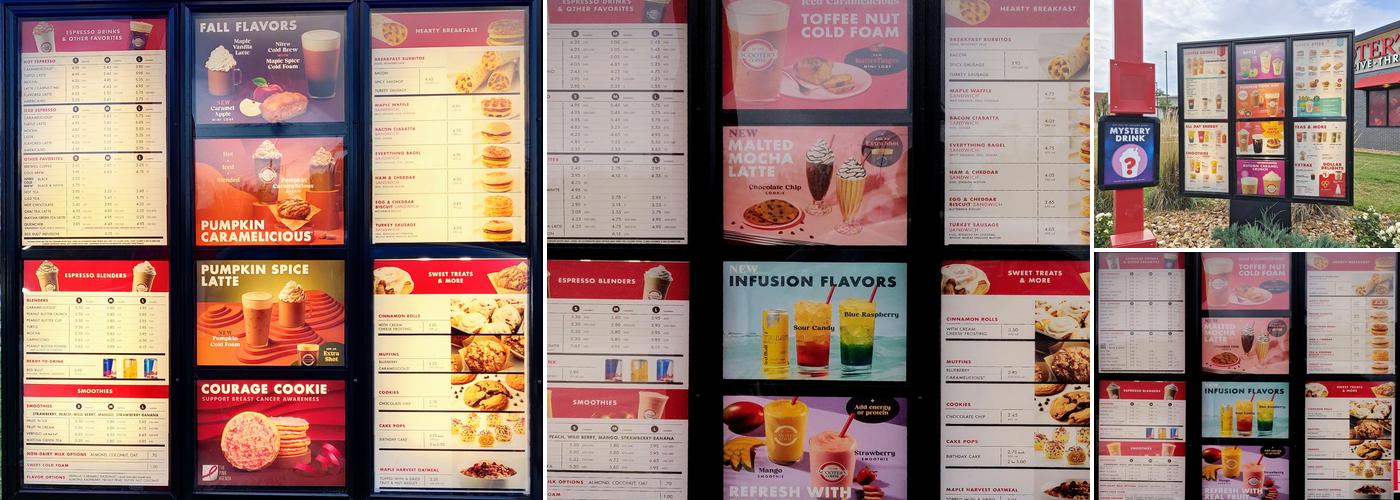 Scooter's Coffee Menu