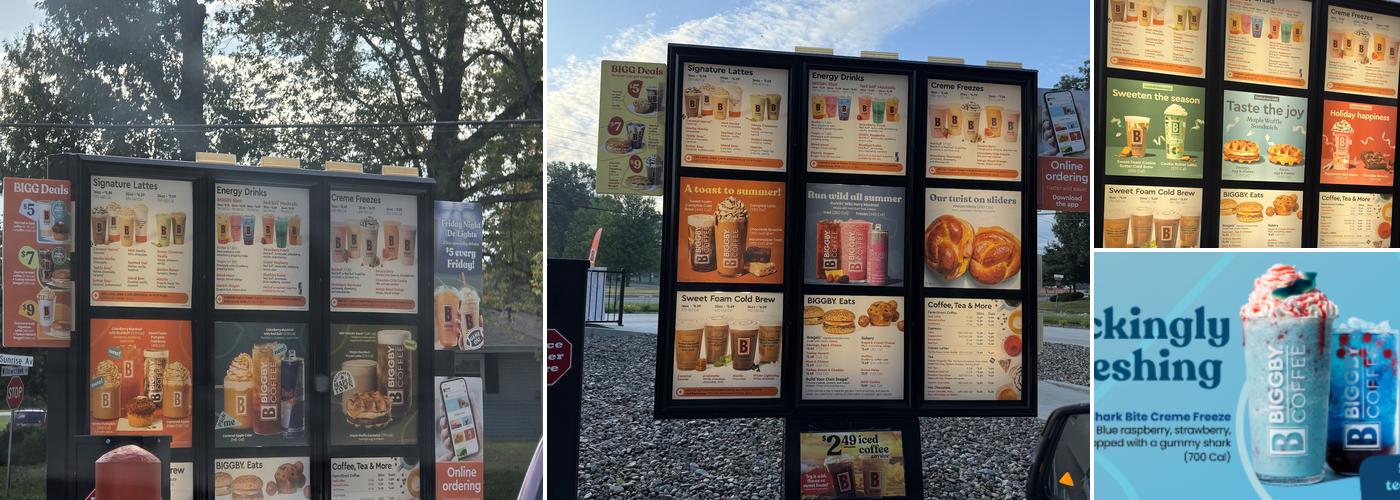 BIGGBY COFFEE Menu