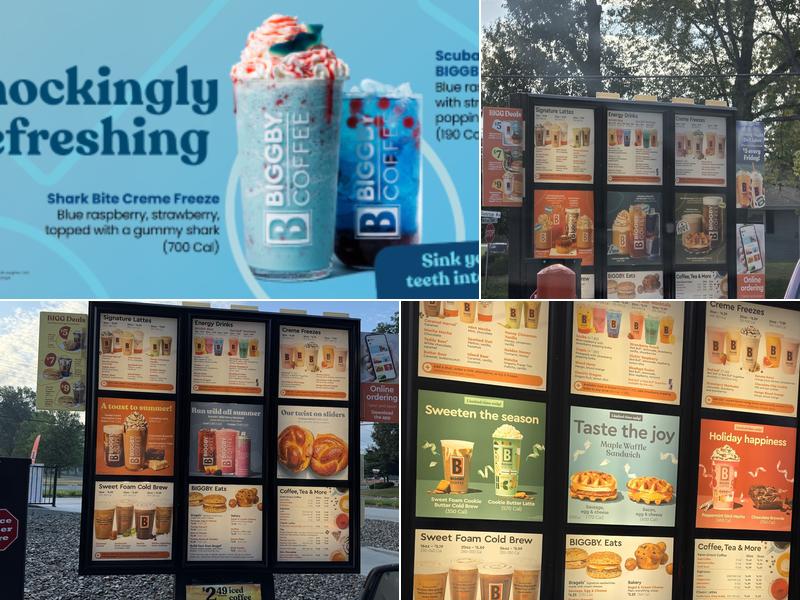 BIGGBY COFFEE Menu