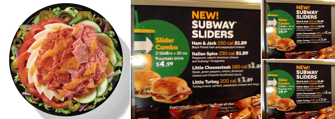 Subway Menu