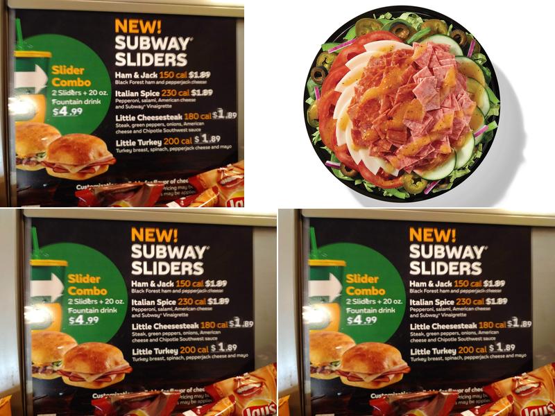 Subway Menu