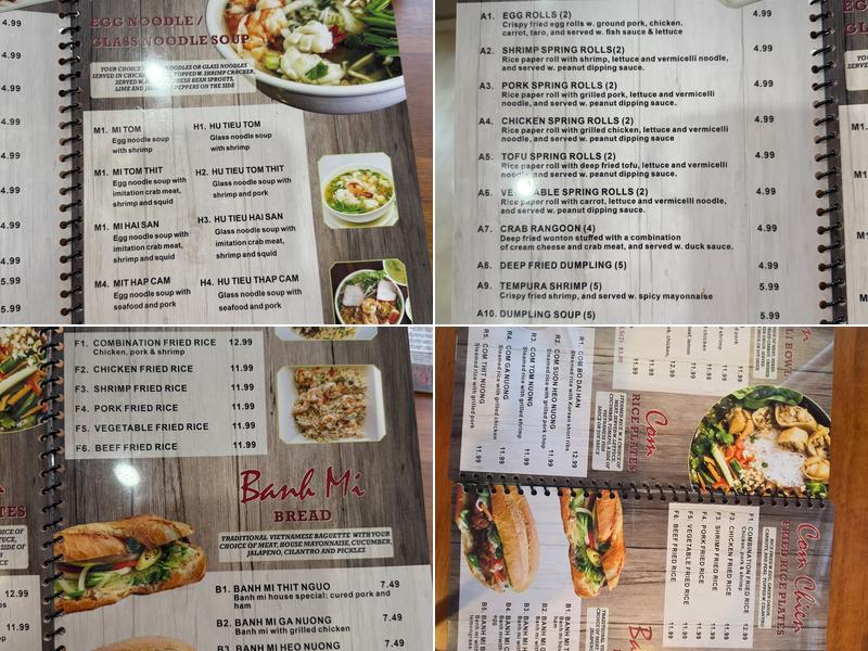 Pho Plus 1 Menu