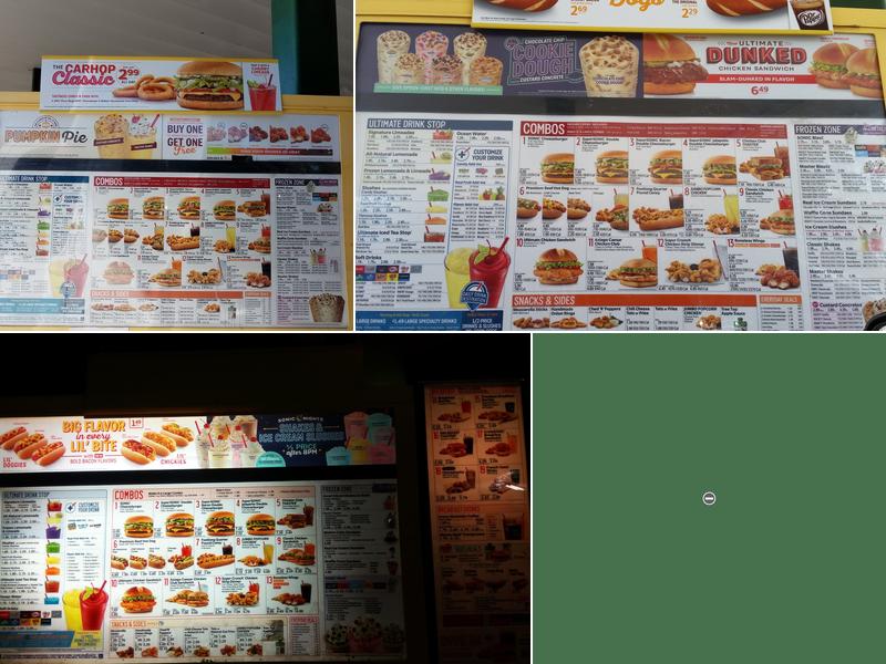 Sonic Drive-In Menu