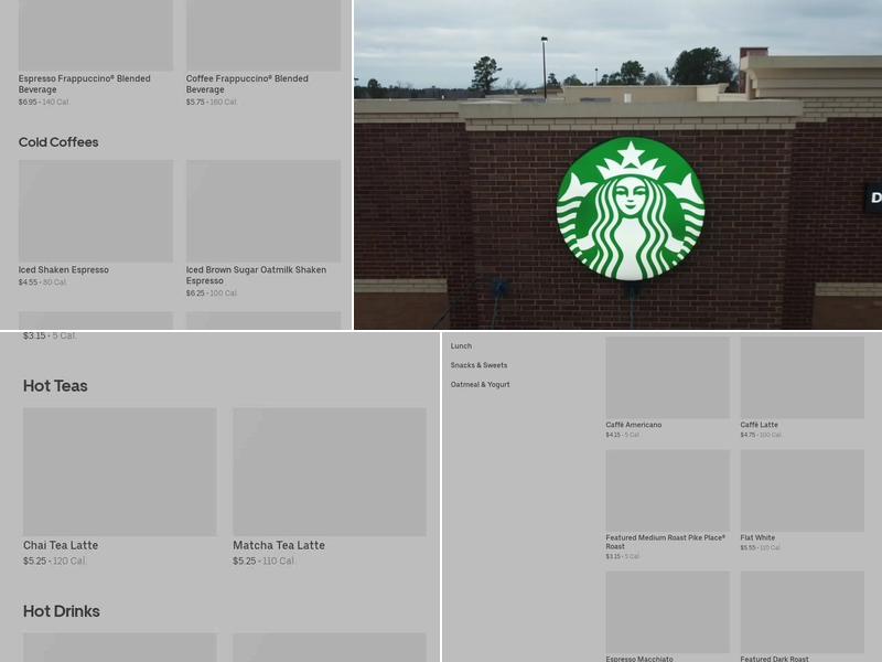 Starbucks Menu