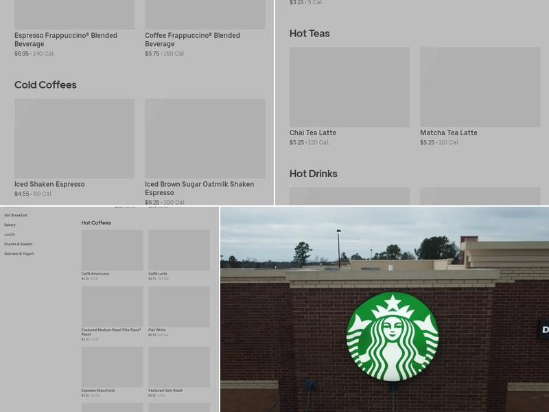 Starbucks Menu