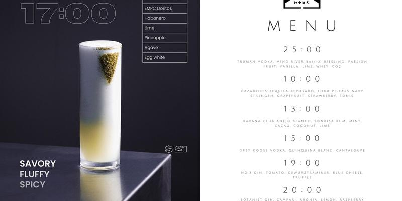 25 HOURS Menu
