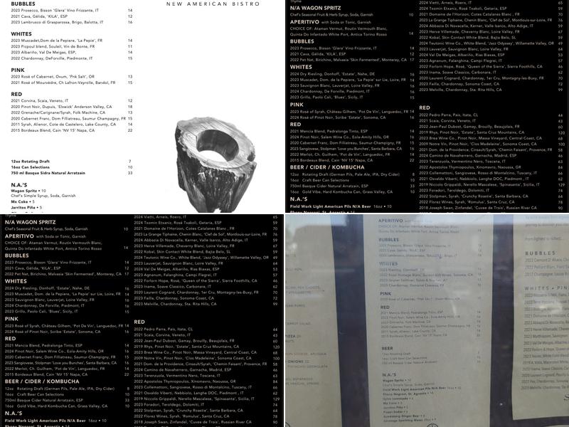 Sylva Menu