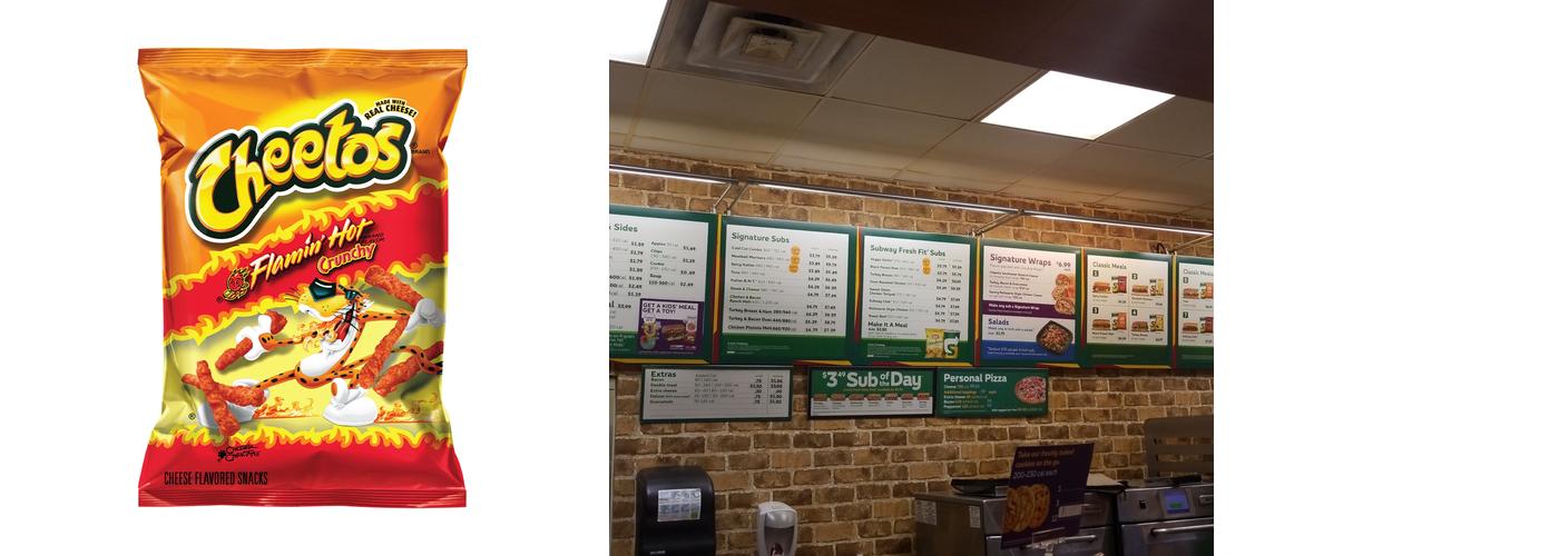 Subway Menu