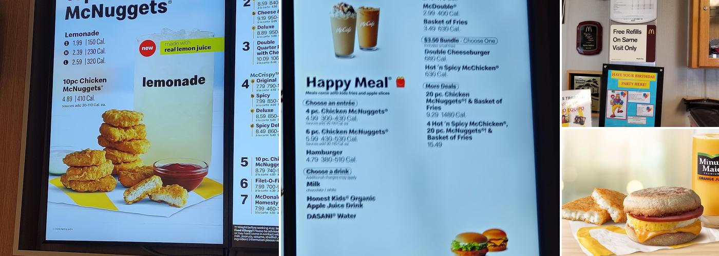 McDonald's Menu