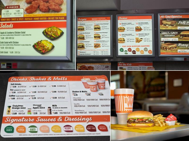 Whataburger Menu