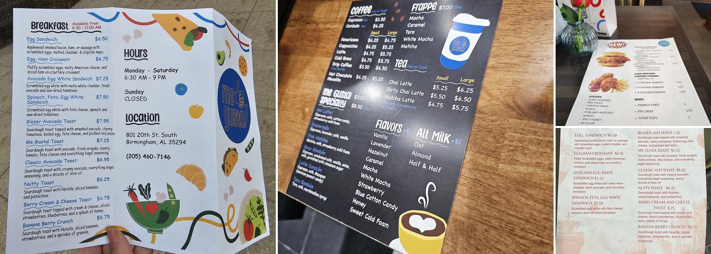 Me Gusta Menu