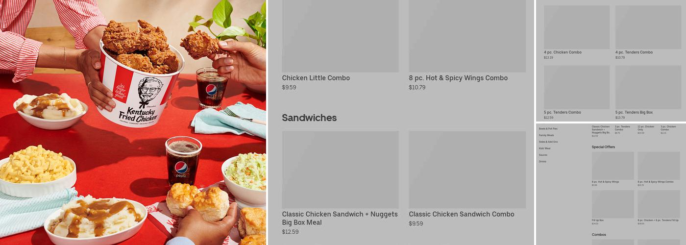 KFC Menu
