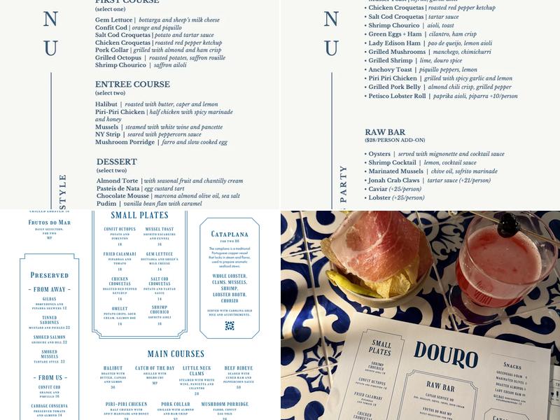 Douro Menu