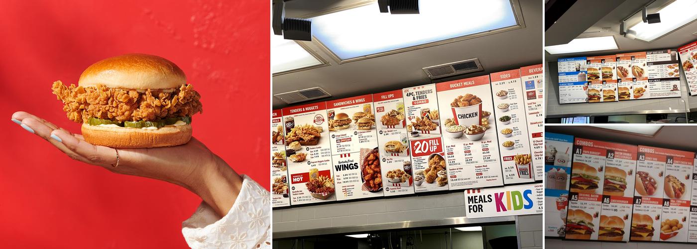 KFC Menu