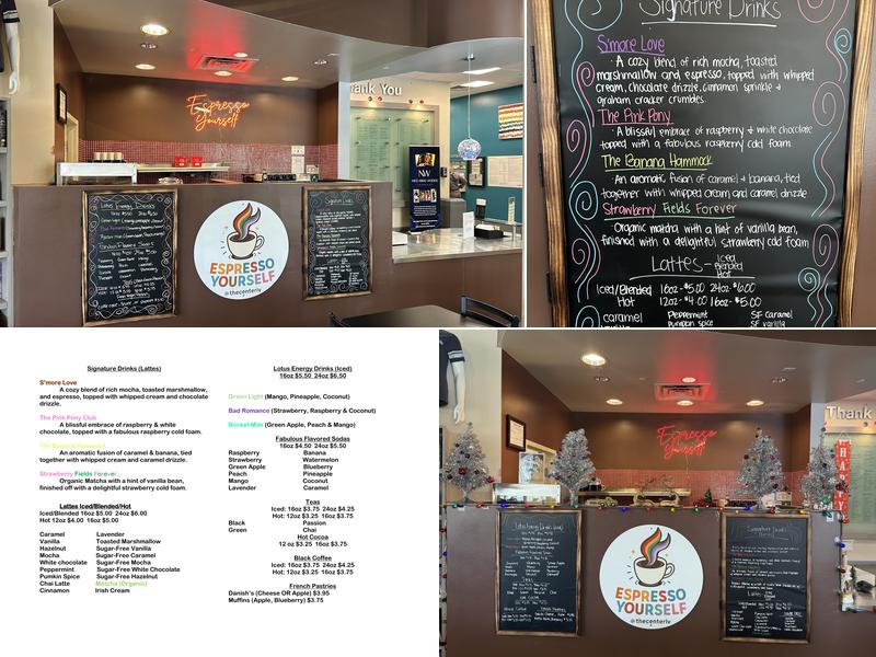 Espresso Yourself Menu