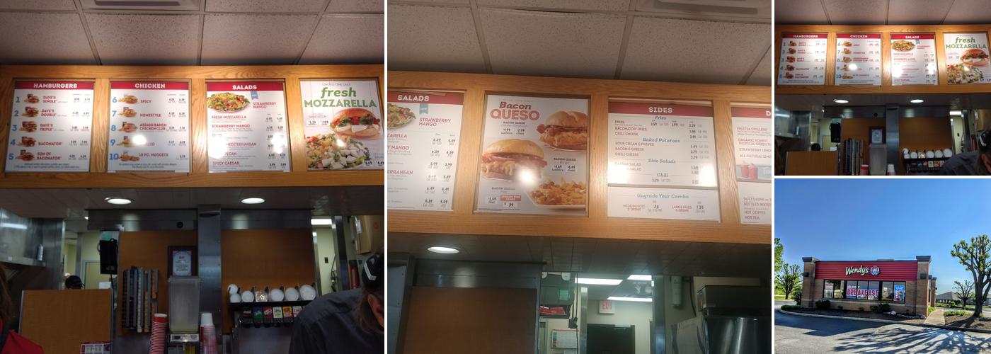 Wendy's Menu
