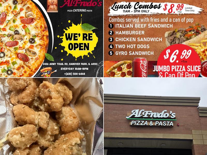 Alfredo's Pizza & Pasta 2426 Army Trail Rd, Hanover Park