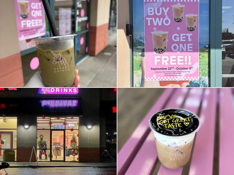 Dreamy Drinks(bubble tea&espresso) 1242 State Ave Suite J, Marysville