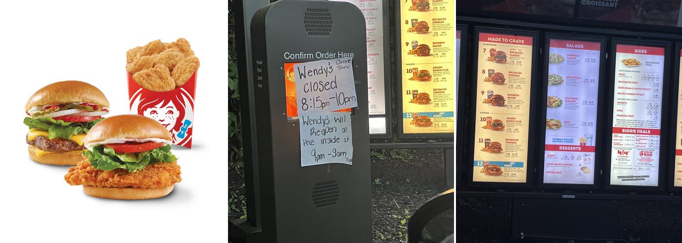 Wendy's Menu