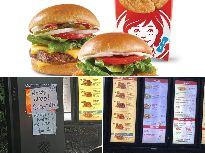 Wendy's Menu